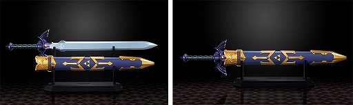 画像ギャラリー No.002のサムネイル画像 / 「ゼルダの伝説」のマスターソードを全長約105cmのサイズで立体化。SEやゼルダのBGMを多数収録し，振動ギミックも内蔵
