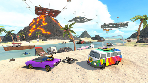 画像ギャラリー No.008のサムネイル画像 / カースタント・ドライブゲーム「クラッシュドライブ3」が，PCやコンシューマ機，スマホに向けてクロスプレイ対応でリリース
