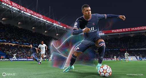 画像ギャラリー No.003のサムネイル画像 / 「FIFA 22」バーチャルプレビューイベントの模様をお届け。新世代ハードで実現したテクノロジー「HyperMotion」により，選手の動きがよりリアルに