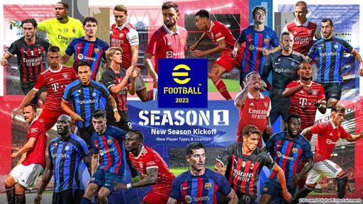 画像ギャラリー No.001のサムネイル画像 / 「eFootball 2023」4つのClub Pack＆Premium Ambassador Packが登場