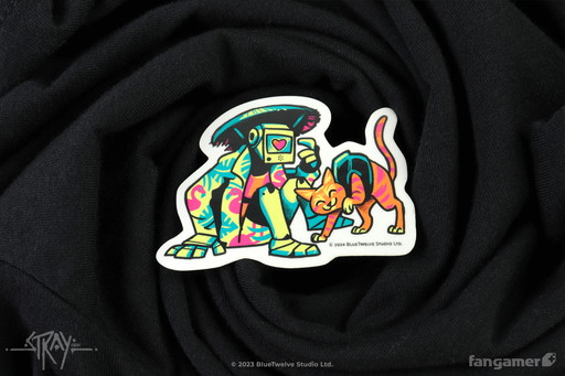 画像ギャラリー No.002のサムネイル画像 / 「Stray」のTシャツ，ピンバッジ，ステッカーセットが新発売。生活を彩ってくれるキュートな猫のアイテムが勢ぞろい