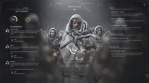 画像ギャラリー No.003のサムネイル画像 / サバイバルシム「Frostpunk 2」,最新DLC「分断のユートピア」を配信開始。8つの派閥それぞれのアイデンティティを強化