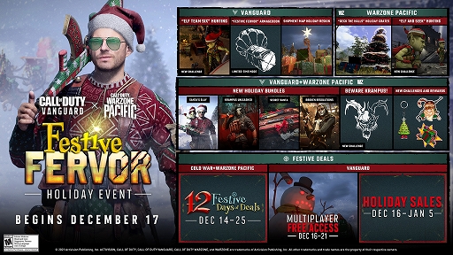 画像ギャラリー No.001のサムネイル画像 / 「Call of Duty」シリーズ，ホリデーシーズンを祝う期間限定イベント“祝祭の熱気”を開催