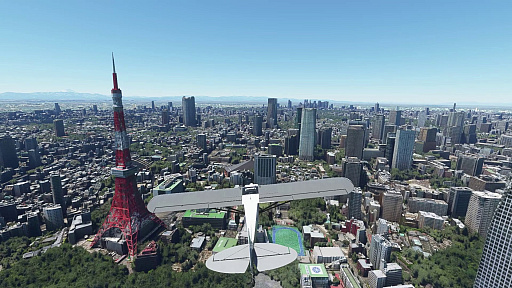 画像ギャラリー No.003のサムネイル画像 / 東京上空を巡る「Microsoft Flight Simulator」のムービーで観光気分！　新連載「ミニシアター4Gamer」