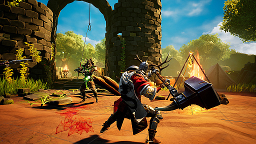 画像ギャラリー No.004のサムネイル画像 / 4月21日のリリースが迫るアクションRPG「Stray Blade」の最新トレイラー公開。半人半獣の相棒と古代の遺跡を旅して，世界に平和を取り戻そう
