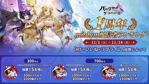 画像ギャラリー No.009のサムネイル画像 / 「パニリヤ・ザ・リバイバル」，最大100連無料召喚ができる1周年記念イベントを開催