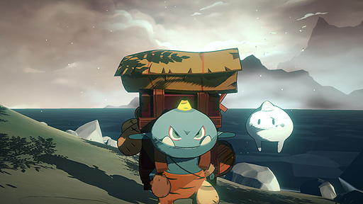 画像ギャラリー No.003のサムネイル画像 / 新作3Dアクション「ONI」(仮称)が2022年に発売へ。鬼の空太と相棒が“人にして悪鬼”こと桃太郎に復讐を誓う,空と風の物語