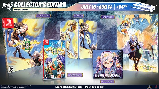 画像ギャラリー No.003のサムネイル画像 / Switch版「エスプガルーダII」の北米パッケージ版が7月16日00：00に予約受付スタート。2種類の限定版と，筐体を再現できるスタンドも発売へ