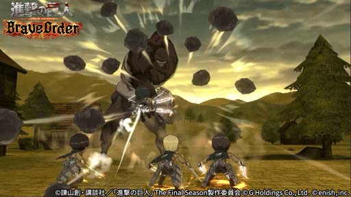 画像ギャラリー No.002のサムネイル画像 / 「進撃の巨人 Brave Order」，レイドバトルコンテンツ“ウォール・ローゼ防衛戦”に獣の巨人が登場