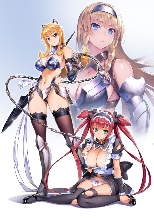 画像ギャラリー No.006のサムネイル画像 / 「クイーンズブレイドリミットブレイク」，“シズカ”と“ナナエル”のサービスショットが登場