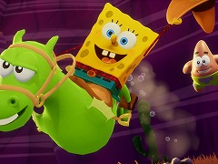 PS4/Switch版「スポンジ・ボブ：ザ コズミック シェイク」，本日発売。お気楽コンビが7つの世界を旅するハチャメチャアクション