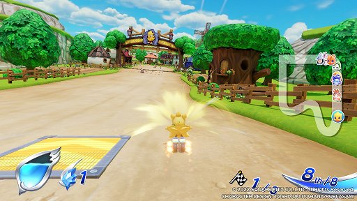 画像ギャラリー No.004のサムネイル画像 / 「チョコボGP」プレイレポート。最大64人でのサバイバルトーナメントは，魔石やアビリティが入り乱れる白熱のレースが楽しめる