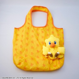 画像ギャラリー No.001のサムネイル画像 / 「FF」シリーズのチョコボとモーグリをモチーフにした“ぬいぐるみエコバック”が2023年3月中旬に発売。予約受付を開始