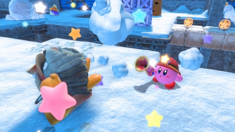 画像ギャラリー No.071のサムネイル画像 / 「星のカービィ　ディスカバリー」の発売日が2022年3月25日に決定。360度に広がるステージを探索する，シリーズ初の3Dアクション