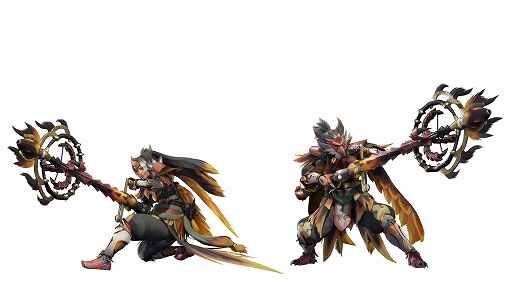 画像ギャラリー No.004のサムネイル画像 / 「モンスターハンターライズ：サンブレイク」，全14武器種の中からスラッシュアックス，ヘビィボウガン，片手剣の紹介映像が公開に