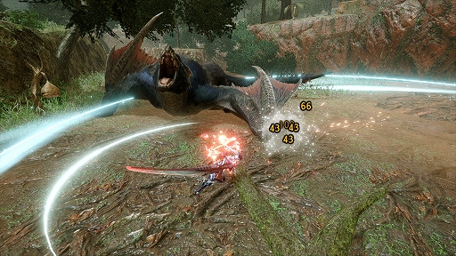 画像ギャラリー No.006のサムネイル画像 / 「モンスターハンターライズ：サンブレイク」，ランスと太刀の新アクションを解説する紹介映像を公開