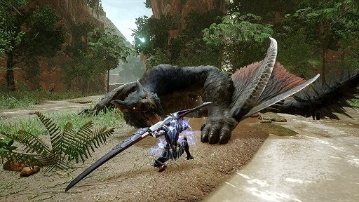 画像ギャラリー No.007のサムネイル画像 / 「モンスターハンターライズ：サンブレイク」，ランスと太刀の新アクションを解説する紹介映像を公開
