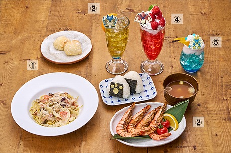 画像ギャラリー No.002のサムネイル画像 / 「カプコンカフェ」，モンハン20周年コラボメニューを公開。パッパラパスタやハンター飯など，お馴染みの料理をイメージしたメニューが登場