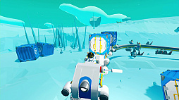 画像ギャラリー No.001のサムネイル画像 / PS4版「Astroneer -アストロニーア-」，惑星上に鉄道を敷設できるようになる“鉄道アップデート”を実施