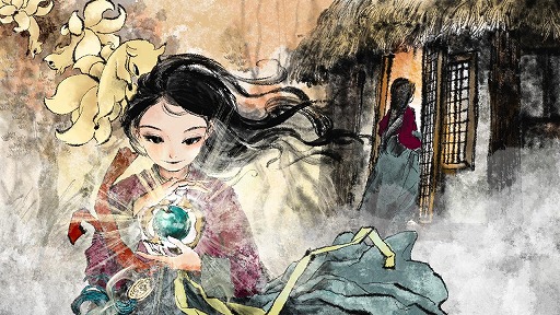 画像ギャラリー No.003のサムネイル画像 / 「リン、パズルに描かれた少女の物語」のSwitch版が本日発売。水墨画の中を旅して回る不思議なパズルゲーム