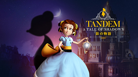 画像ギャラリー No.002のサムネイル画像 / 「Tandem：影の物語」（Switch/PS4）本日リリース。少女（見下ろし視点）とテディベア（横視点）を切り替えて操作するパズルアクション