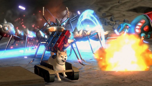 画像ギャラリー No.003のサムネイル画像 / 「METAL DOGS」にシリーズ伝統の乗り物風装備“ポチタンク”が登場。店舗別のオリジナル特典やパッケージ限定版の情報を公開