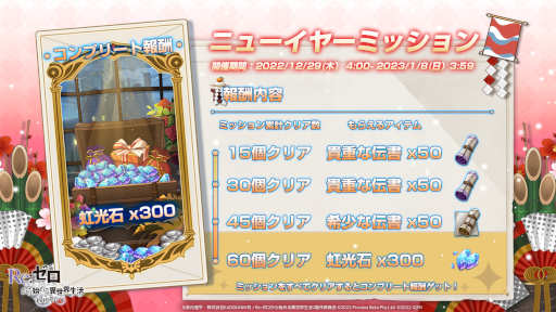 画像ギャラリー No.002のサムネイル画像 / 「リゼフィニ」，“新年キャンペーン”を2023年1月1日より開催。年賀状キャンペーンも実施