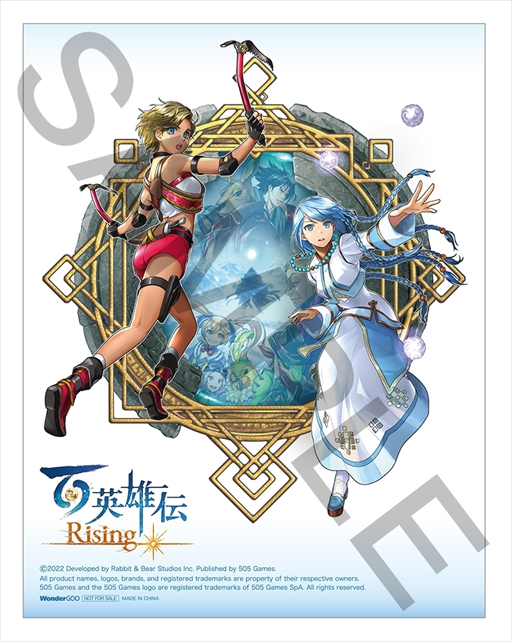 画像ギャラリー No.017のサムネイル画像 / パッケージ版「百英雄伝 Rising」，店舗別特典＆バンドルグッズの情報を公開。CJやイーシャが描かれたタンブラーなど
