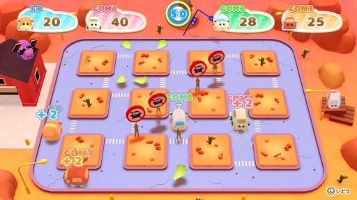 画像ギャラリー No.023のサムネイル画像 / 「PUI PUI モルカー Let’s！モルカーパーティー！」を紹介。ニンジン食べ放題を目指すモルカーたちとミニゲームに挑戦