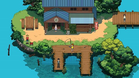 画像ギャラリー No.003のサムネイル画像 / リメイク版「霧雨が降る森」がSteamで11月16日発売へ。すべてのドット絵が描きおろしとなり，新マップや分岐ルートも追加に