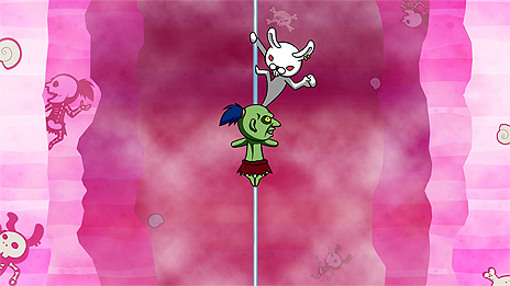 画像ギャラリー No.007のサムネイル画像 / MAGES.初のリズムゲーム「たいみんぐぅ〜」がSwitchに向けて11月11日より配信へ。主人公が地獄セカイを旅してリズムセンスを磨く