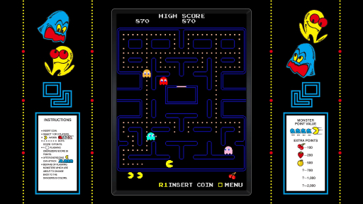 画像ギャラリー No.003のサムネイル画像 / パックマン作品14本が遊べる「PAC-MAN MUSEUM+」を紹介。偉大な初代を振り返りながら，時代と共に変化するシリーズの魅力を味わおう