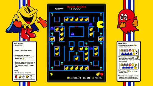 画像ギャラリー No.011のサムネイル画像 / パックマン作品14本が遊べる「PAC-MAN MUSEUM+」を紹介。偉大な初代を振り返りながら，時代と共に変化するシリーズの魅力を味わおう