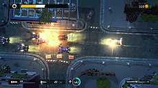 画像ギャラリー No.008のサムネイル画像 / トイボックス，「Gearshifters」（Switch/PS4）の国内配信を本日スタート。運び屋となって危険な任務に挑むカーレース・バトルSTG