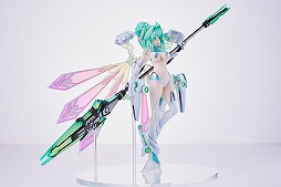 画像ギャラリー No.001のサムネイル画像 / 「超次元ゲイム ネプテューヌ」グリーンハートの1/7完成品フィギュア，受注を開始。あみあみ×AMAKUNIタッグでベールの女神姿を再現