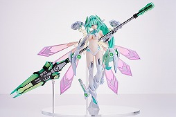 画像ギャラリー No.002のサムネイル画像 / 「超次元ゲイム ネプテューヌ」グリーンハートの1/7完成品フィギュア，受注を開始。あみあみ×AMAKUNIタッグでベールの女神姿を再現