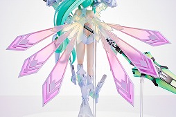 画像ギャラリー No.005のサムネイル画像 / 「超次元ゲイム ネプテューヌ」グリーンハートの1/7完成品フィギュア，受注を開始。あみあみ×AMAKUNIタッグでベールの女神姿を再現