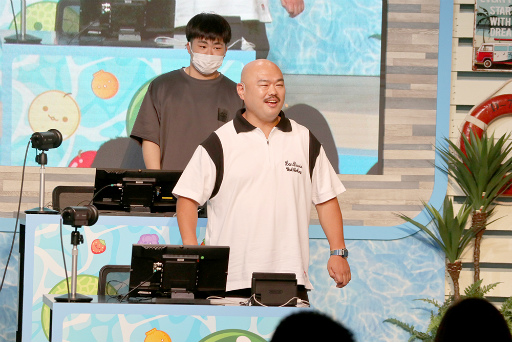 画像ギャラリー No.005のサムネイル画像 / 「スイカゲーム」初のリアルイベント「スイカゲーム 夏のスイカ大収穫祭」レポート。後藤真希さんやインフルエンサーが来場者とチームを組んで対決