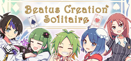 画像ギャラリー No.001のサムネイル画像 / 「ビータスクリエイションソリティア」のSteamストアページが公開に。VTuberグループがソリティアになって登場