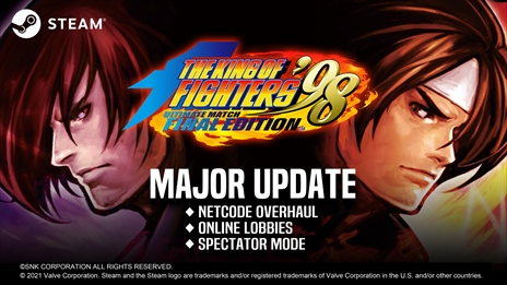 画像ギャラリー No.003のサムネイル画像 / PC版「KOF ’98 UM FINAL EDITION」，大型アップデートによってオンライン対戦モードが快適に。ロビーと観戦モードも実装