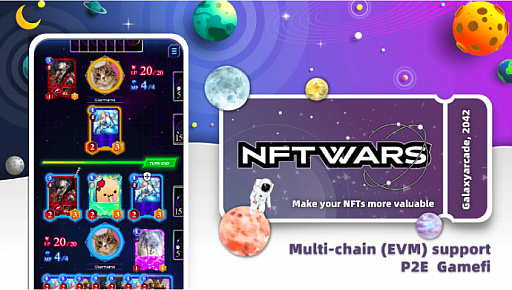 画像ギャラリー No.003のサムネイル画像 / 「NFT Wars」が「Tempura」とのコラボを発表。β版のゲーム開始は8月以降を予定