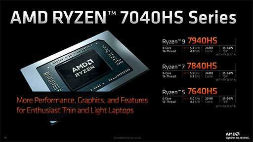 画像ギャラリー No.004のサムネイル画像 / Zen 4世代CPUとRDNA 3世代GPUを統合したAPU「Ryzen 7040HS」搭載の「Razer Blade 14」が発表。AMDがその利点をアピール