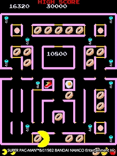 画像ギャラリー No.003のサムネイル画像 / 「アーケードアーカイブス スーパーパックマン」がPS4/Switch向けに本日配信開始