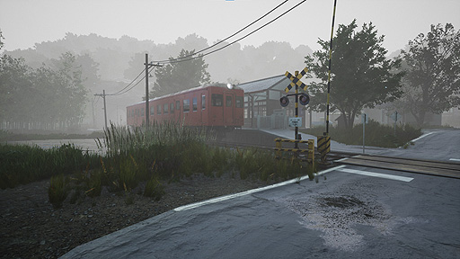 画像ギャラリー No.005のサムネイル画像 / 「NOSTALGIC TRAIN」のXbox Series X版，Xbox One版の配信が本日スタート。日本の田園風景を楽しめるウォーキングシミュレータ
