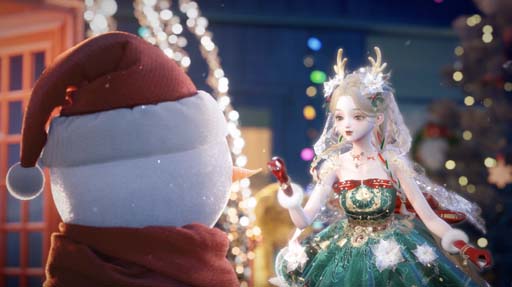 画像ギャラリー No.002のサムネイル画像 / 「きらめきパラダイス」，クリスマス期間限定イベント“雪踏む金鈴”を12月22日から開催
