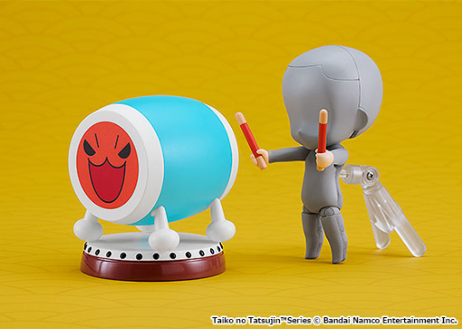 画像ギャラリー No.003のサムネイル画像 / 「太鼓の達人」和田どんがねんどろいど化。「他のねんどろいどと組み合わせて使えるバチ＋持ち手」などの付属品つきで本日より予約がスタート