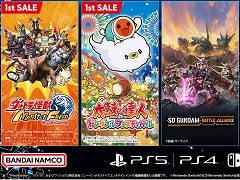 「SDガンダム バトルアライアンス」など，バンダイナムコのタイトルが最大80％オフになるセールがPS Storeとニンテンドーeショップにて開催に