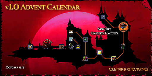 画像ギャラリー No.006のサムネイル画像 / 正式リリースから1周年の「Vampire Survivors」は，今こうなっている。プレイヤーの声を受けて進化を続けるヴァンサバの軌跡