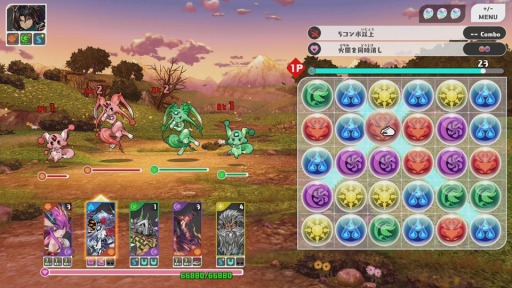 画像ギャラリー No.002のサムネイル画像 / パズドラ10周年記念タイトル「PUZZLE & DRAGONS Nintendo Switch Edition」リリース。エディットモードでダンジョンを共有可能