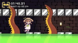 画像ギャラリー No.004のサムネイル画像 / Steam/Switch「スーパーナナル」が2022年3月中にリリース。パン屋さんの少女が主人公の新作ラン＆ジャンプアクション